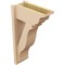 Ekena Millwork 7 1/2-in W x 16-in D x 28-in H Funston Trad Rough Cedar Woodgrain TimberThane Outlooker, Primed Tan OUTUR075X16X28FST04RCPR - alternate 3